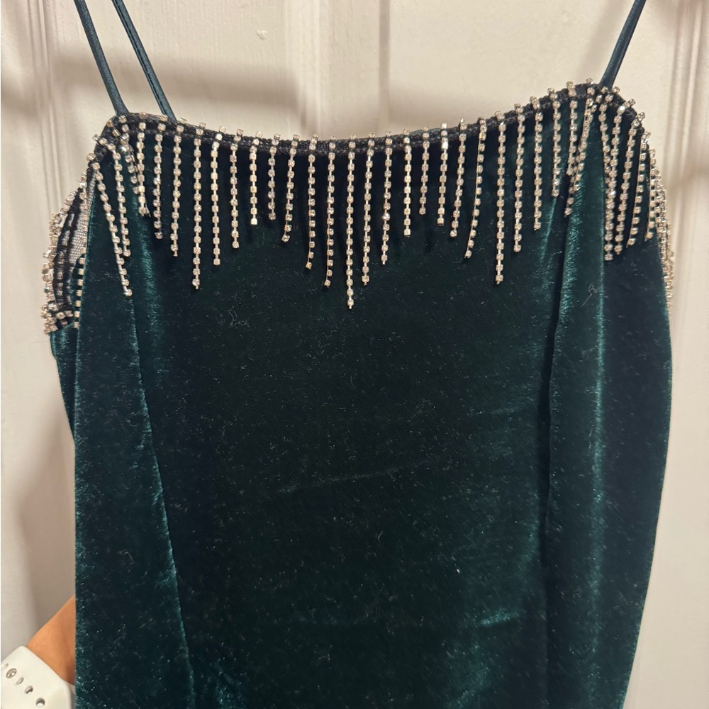 ZARA Velvet Dress - Picture 2 of 4